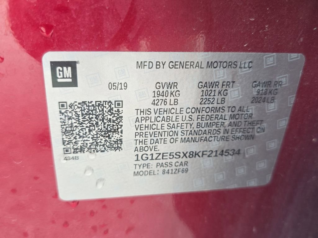 Used 2019 Chevrolet Malibu Premier w/ Sun and Wheel Package image 20