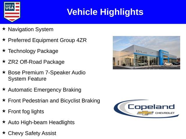New 2026 Chevrolet Colorado ZR2 w/ Technology Package AWD/4WD image 3