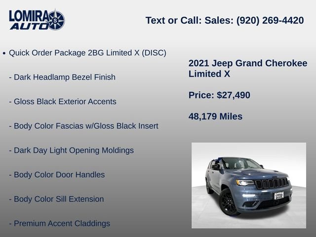 Used 2021 Jeep Grand Cherokee Limited X AWD/4WD image 14