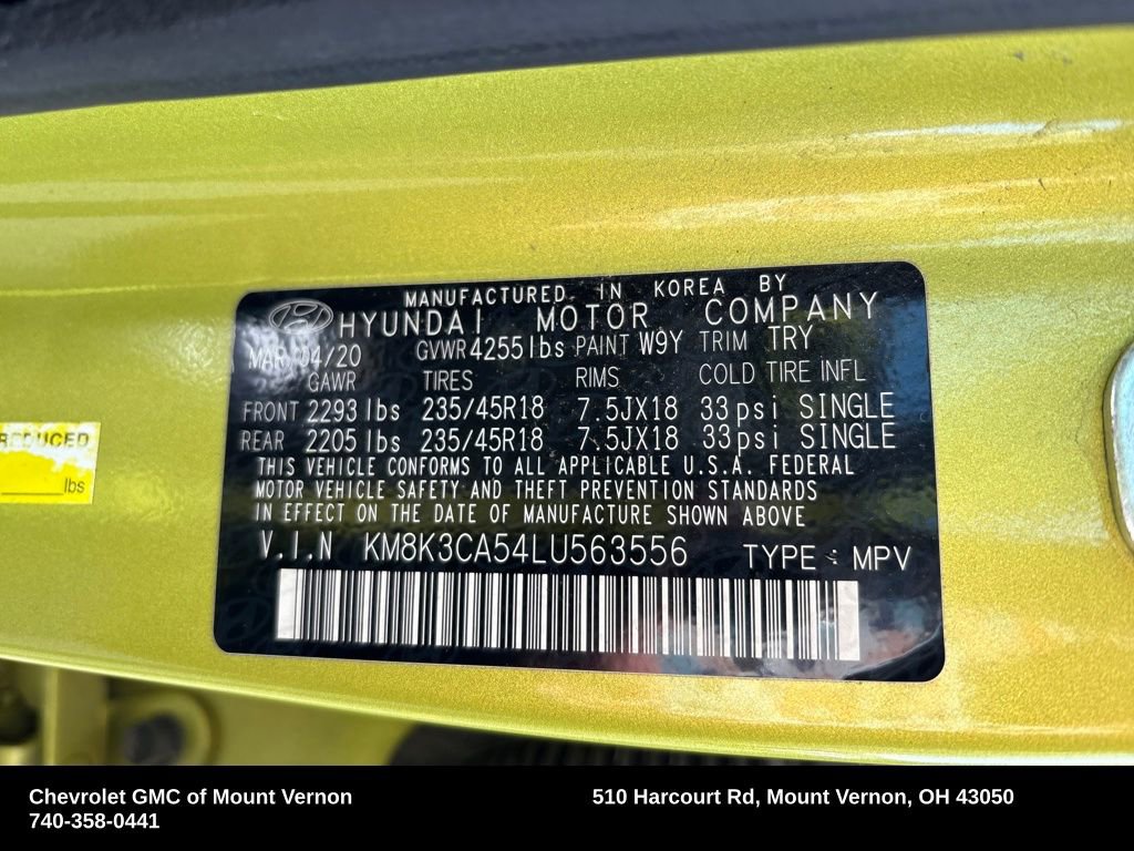 Used 2020 Hyundai Kona Limited image 31