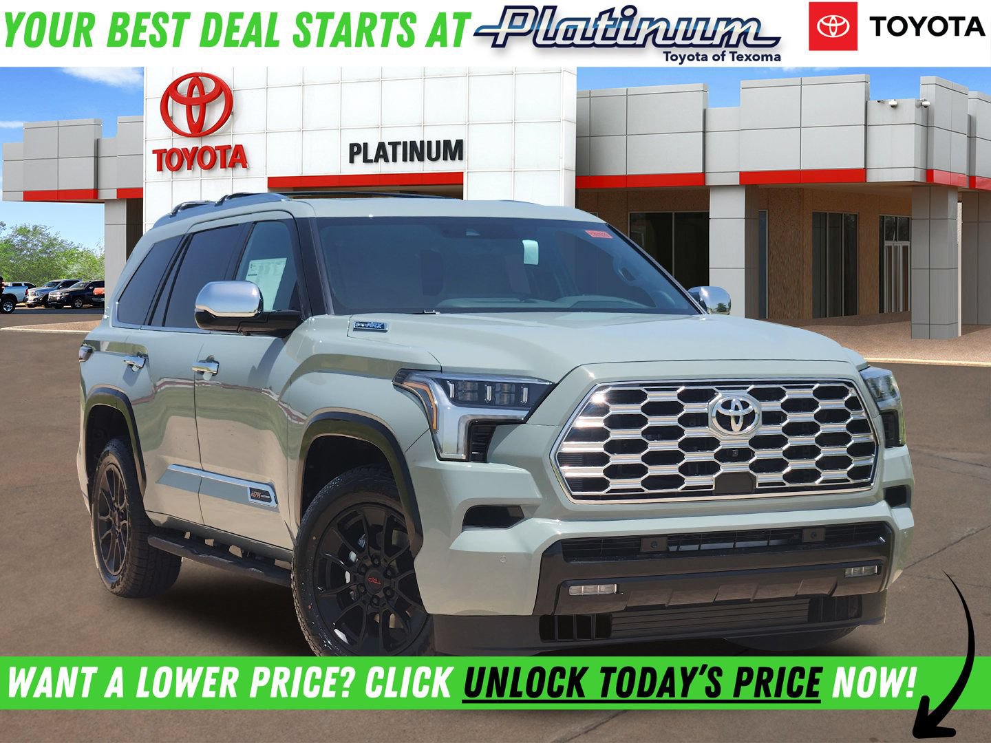 New 2026 Toyota Sequoia 1794 Edition w/ TRD Off-Road Package AWD/4WD image 1