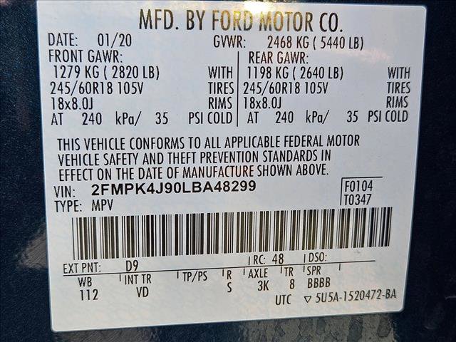 Used 2020 Ford Edge SEL w/ Convenience Package AWD/4WD image 29