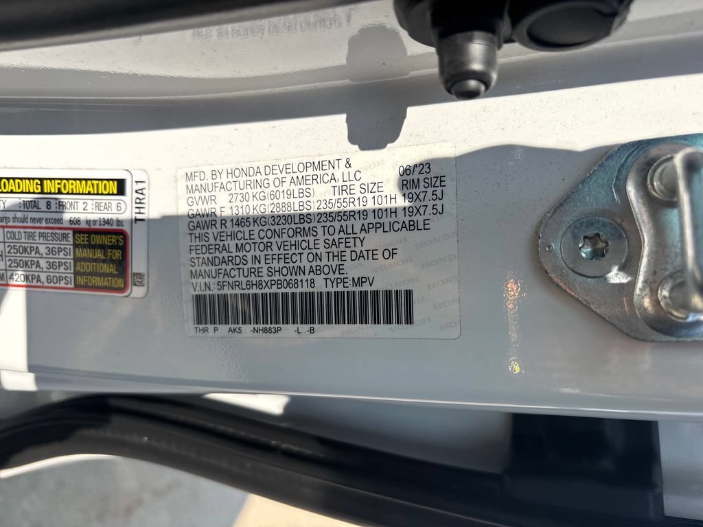 Certified 2023 Honda Odyssey Touring image 32