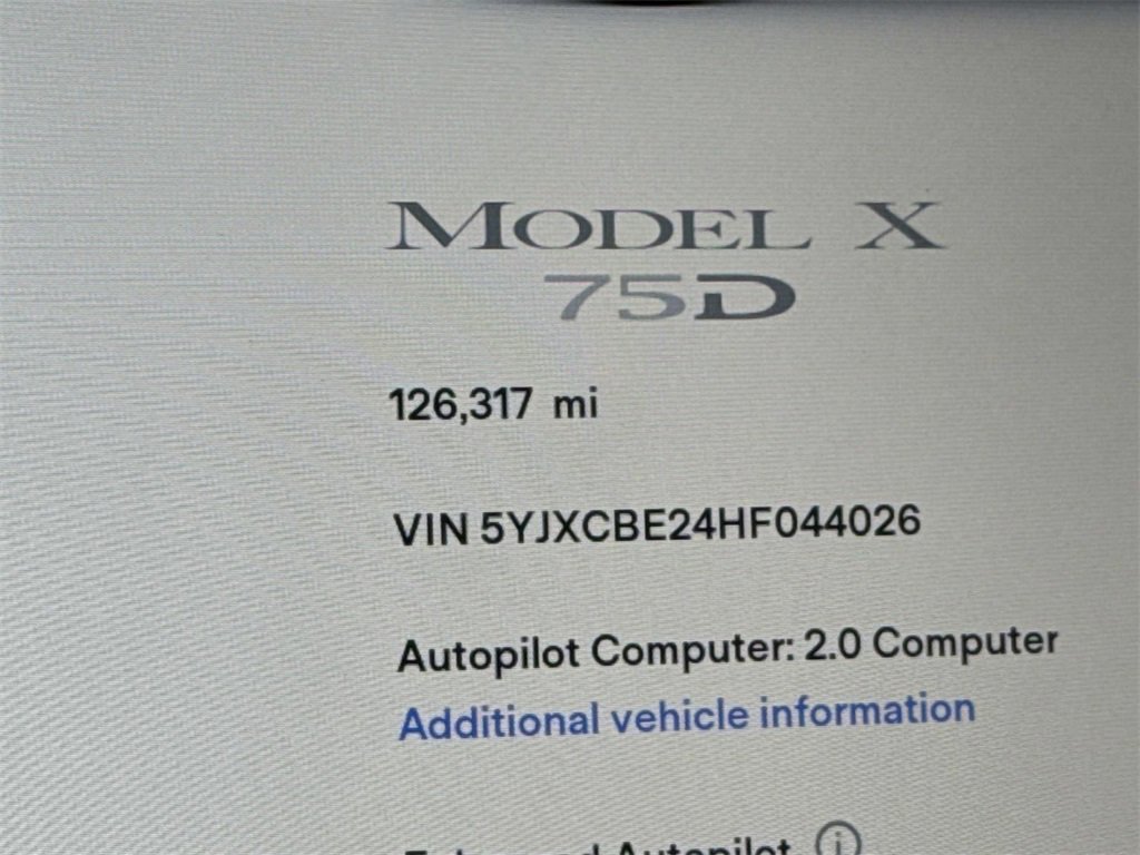 Used 2017 Tesla Model X 75D image 30