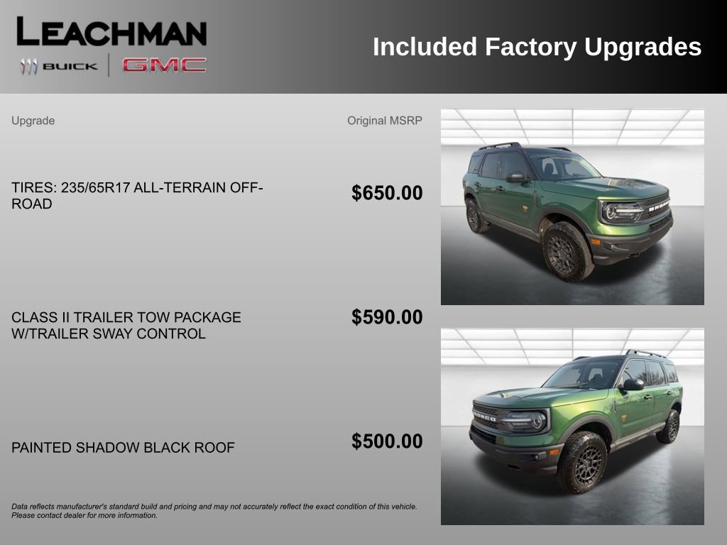 Used 2023 Ford Bronco Sport Badlands image 10