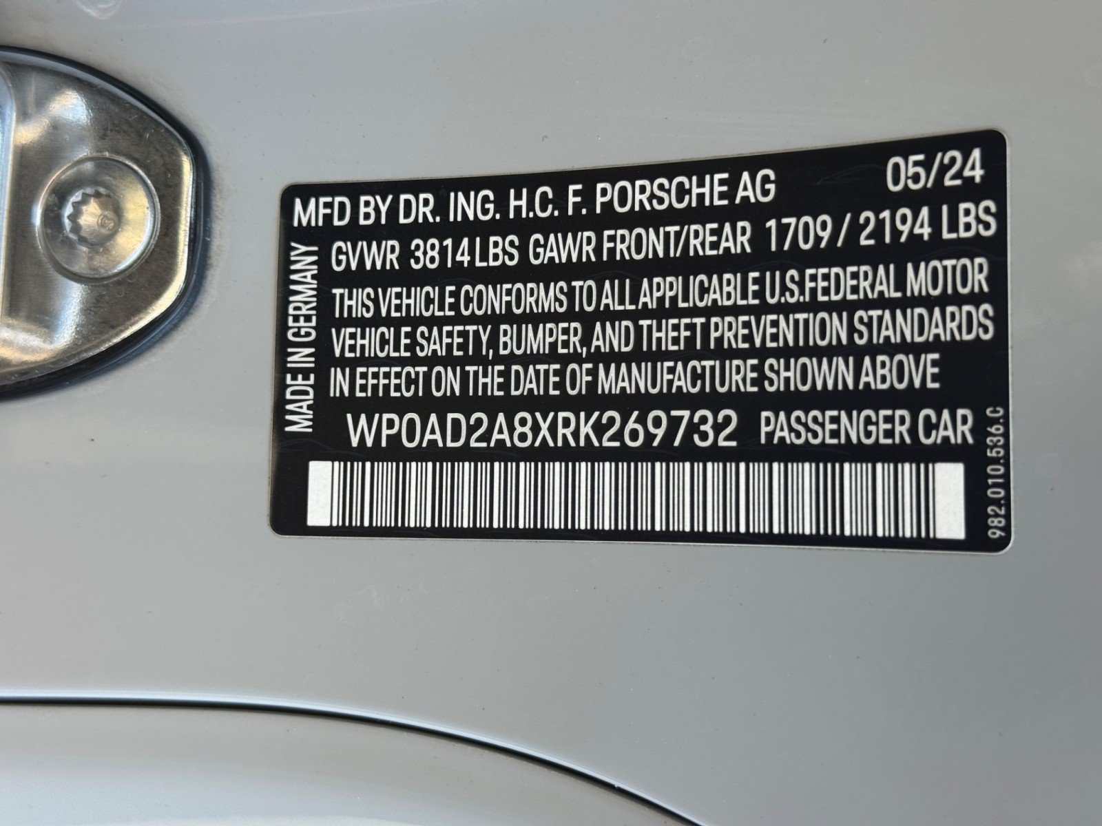 Used 2024 Porsche 718 Cayman GTS w/ GTS Interior Package RWD image 38