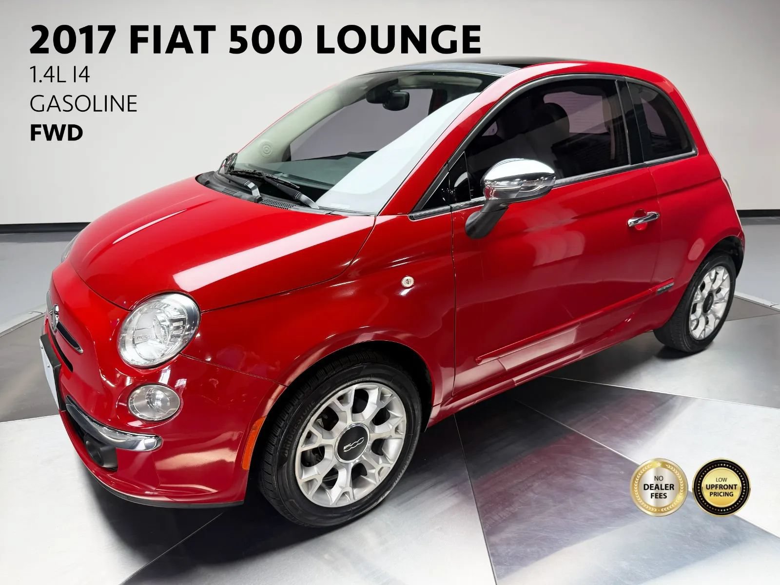 Used 2017 FIAT 500 Lounge FWD image 1