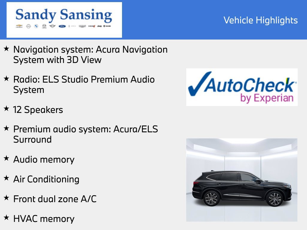 Used 2024 Acura MDX w/ Technology Package FWD image 7