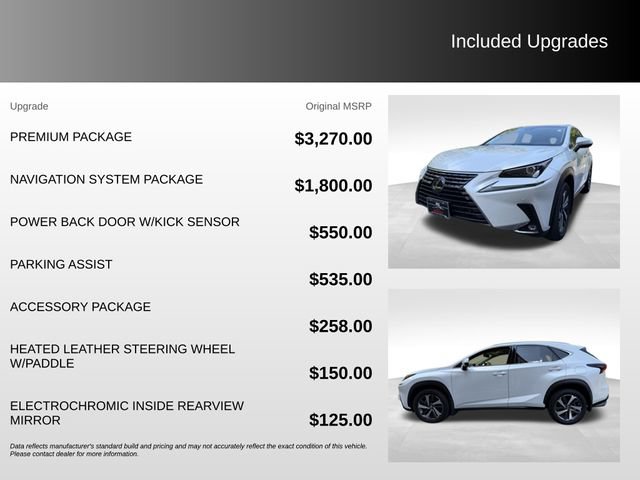 Used 2018 Lexus NX 300 AWD w/ Premium Package image 9