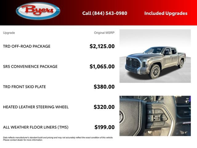 New 2026 Toyota Tundra SR5 w/ TRD Off-Road Package image 5