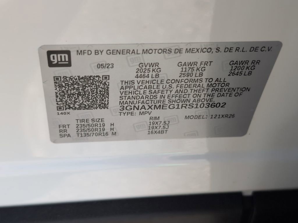 Used 2024 Chevrolet Equinox RS w/ RS Leather Package FWD image 31