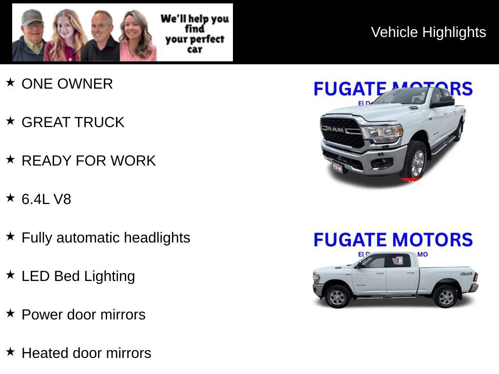 Used 2022 RAM 2500 Big Horn w/ Level A Equipment Group image 8