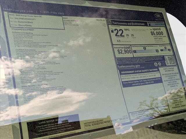 New 2025 Land Rover Range Rover Sport SE image 20