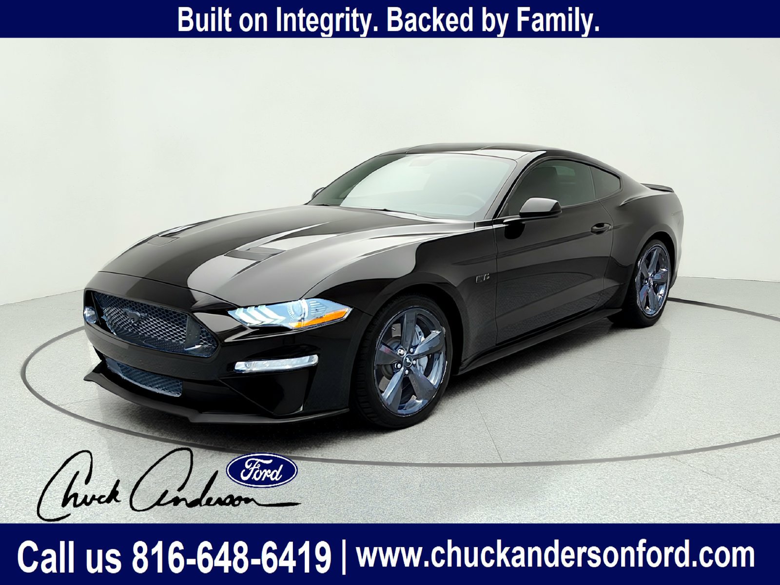 Used 2021 Ford Mustang GT Premium w/ Black Accent Package RWD image 2