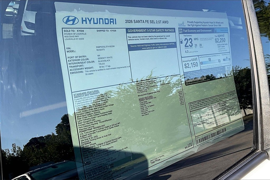 New 2026 Hyundai Santa Fe SEL image 14