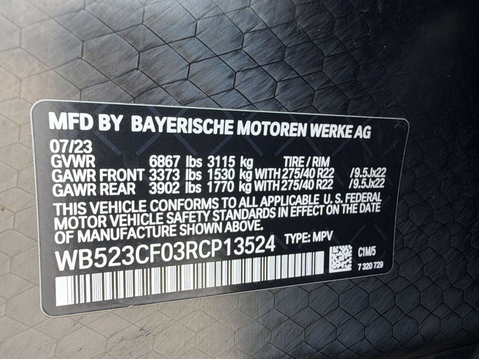 Used 2024 BMW iX xDrive50 w/ Sport Package AWD/4WD image 23