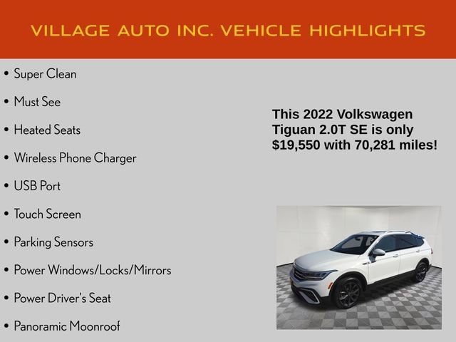 Used 2022 Volkswagen Tiguan SE AWD/4WD image 7