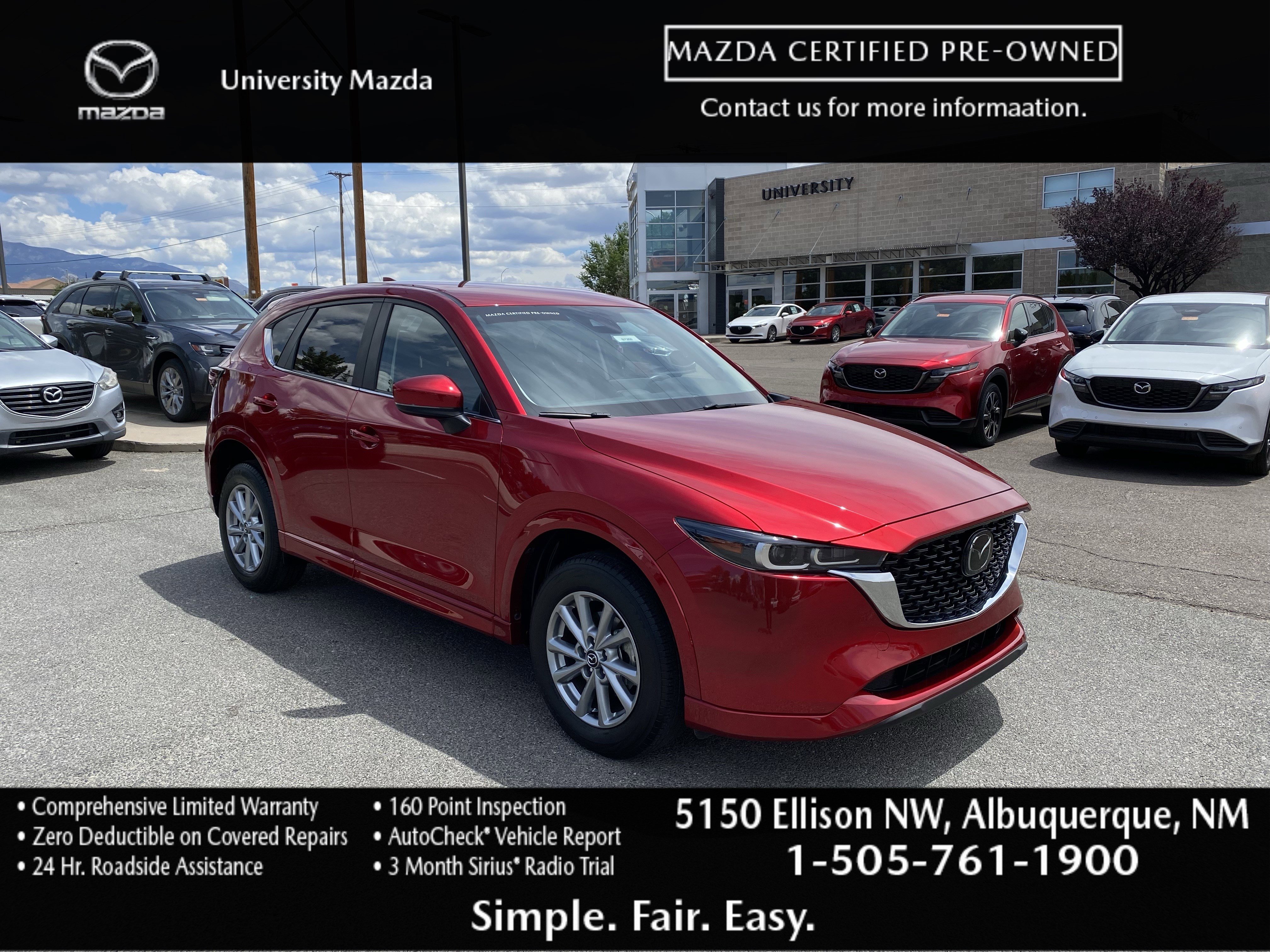 Certified 2024 MAZDA CX-5 AWD 2.5 S w/ Select Package image 1