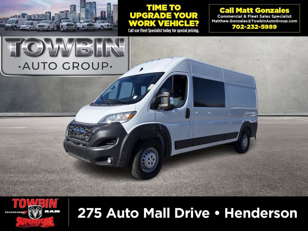 New 2026 RAM ProMaster 2500 w/ Crew Van Package