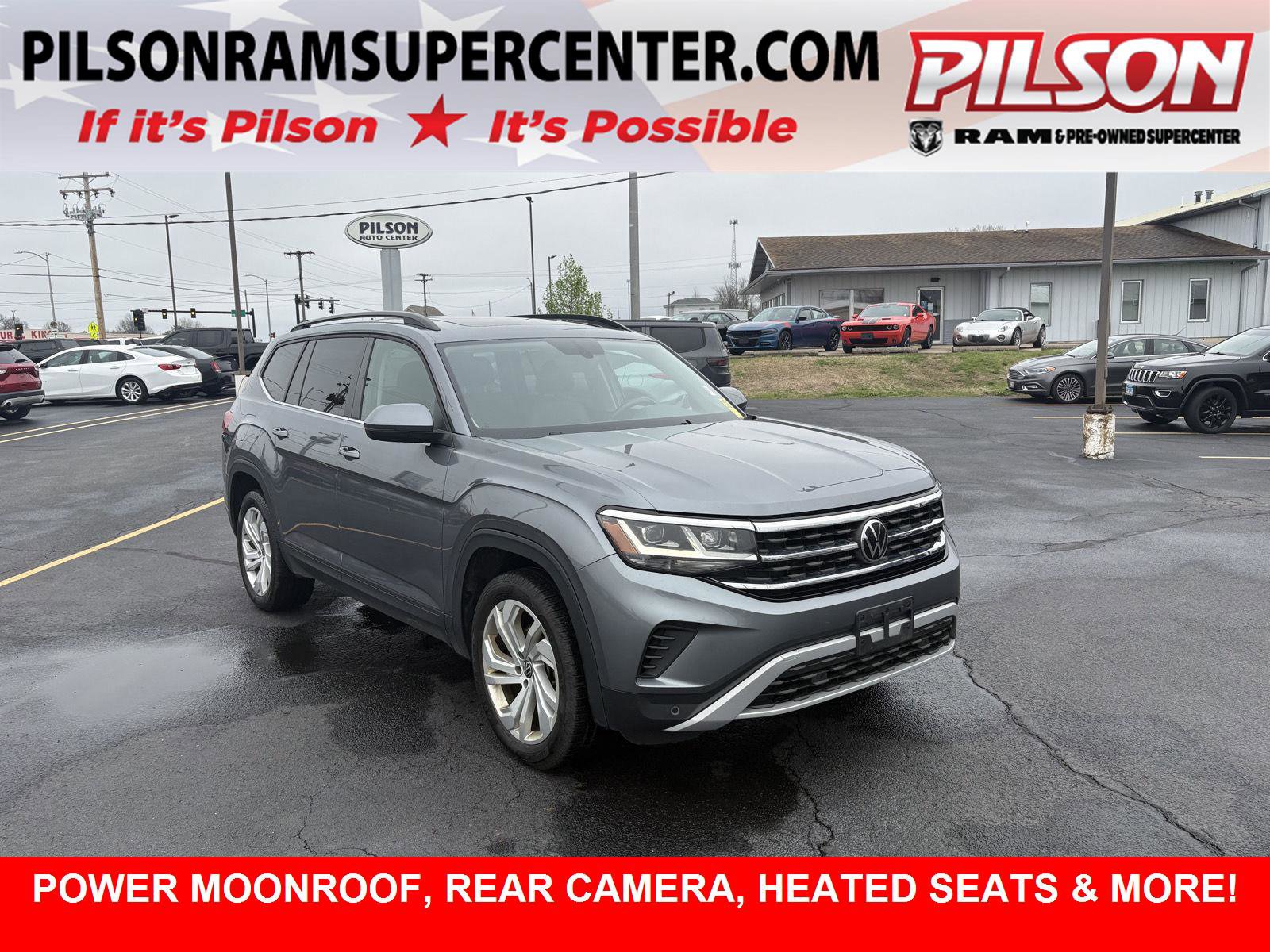 Used 2021 Volkswagen Atlas SE AWD/4WD image 1