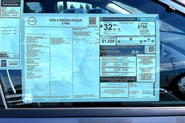 New 2026 Nissan Rogue S FWD image 13