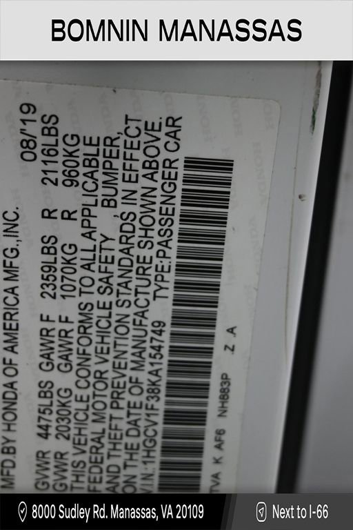 Used 2019 Honda Accord Sport image 17