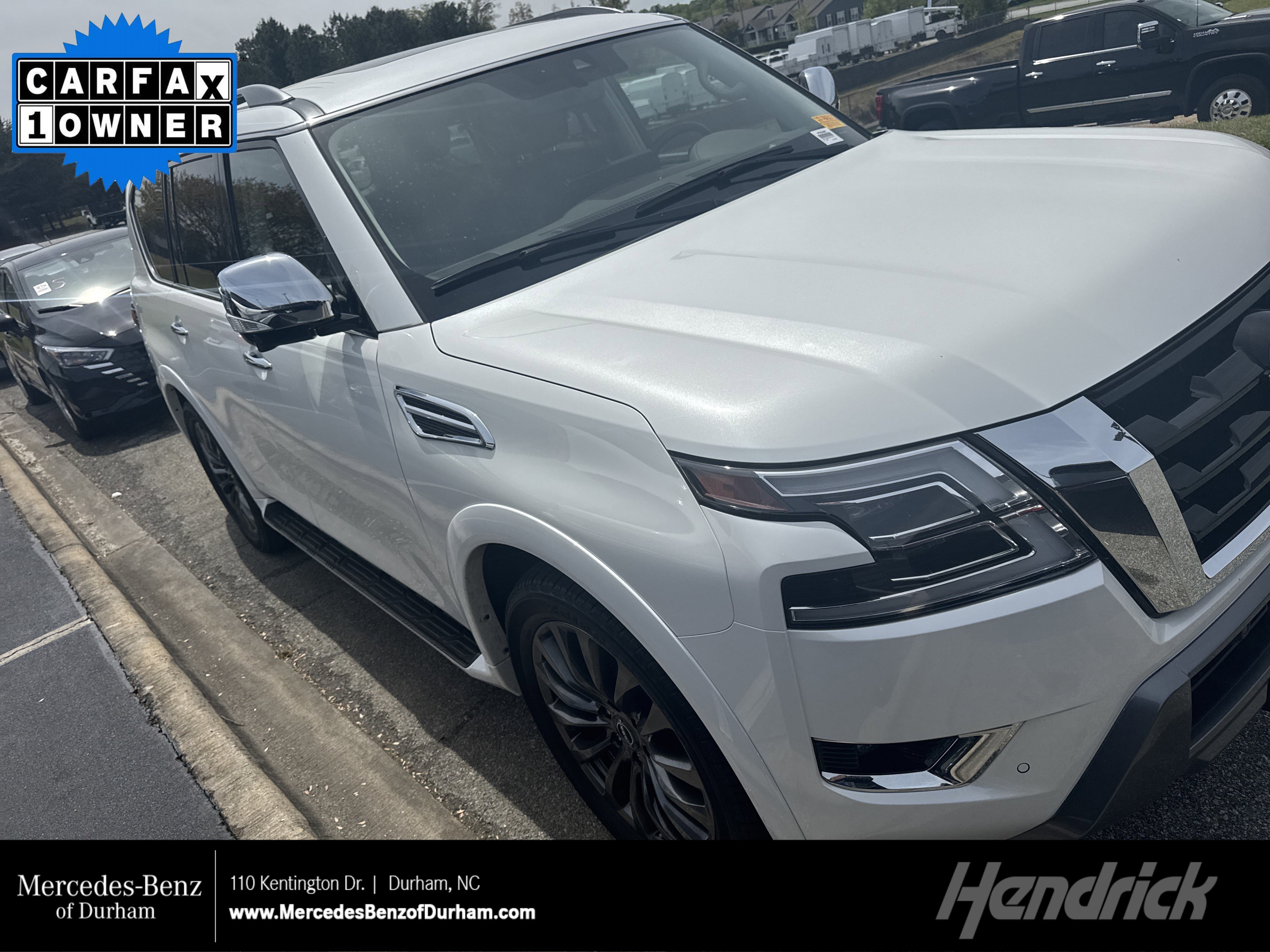 Used 2023 Nissan Armada Platinum w/ Captain's Chairs Package AWD/4WD image 1