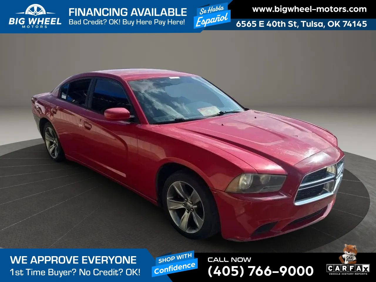 Used 2013 Dodge Charger SE RWD image 2