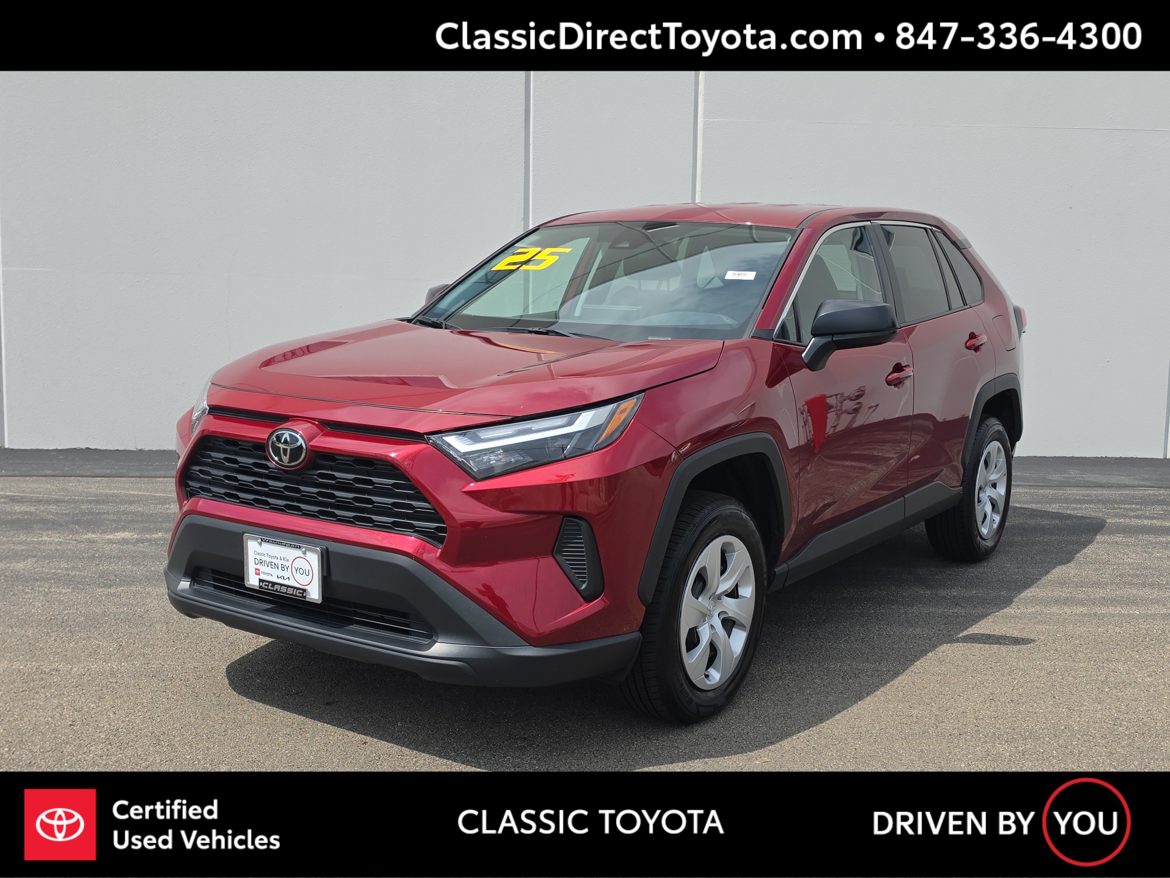 Certified 2025 Toyota RAV4 LE FWD image 1