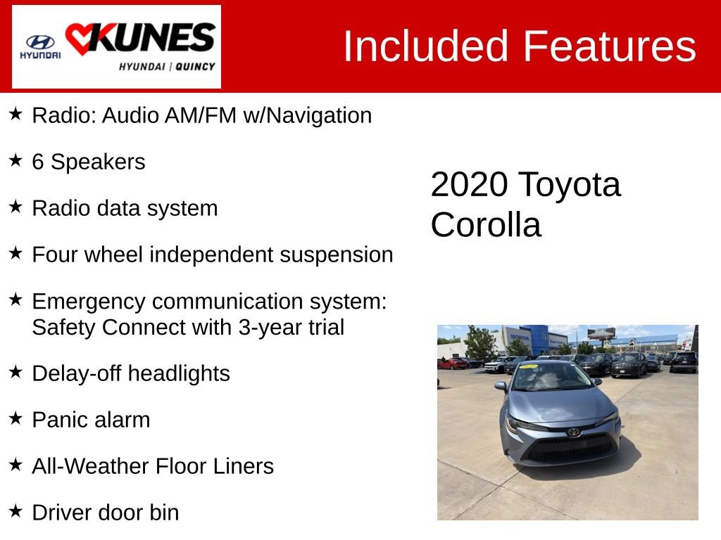 Used 2020 Toyota Corolla LE FWD image 3
