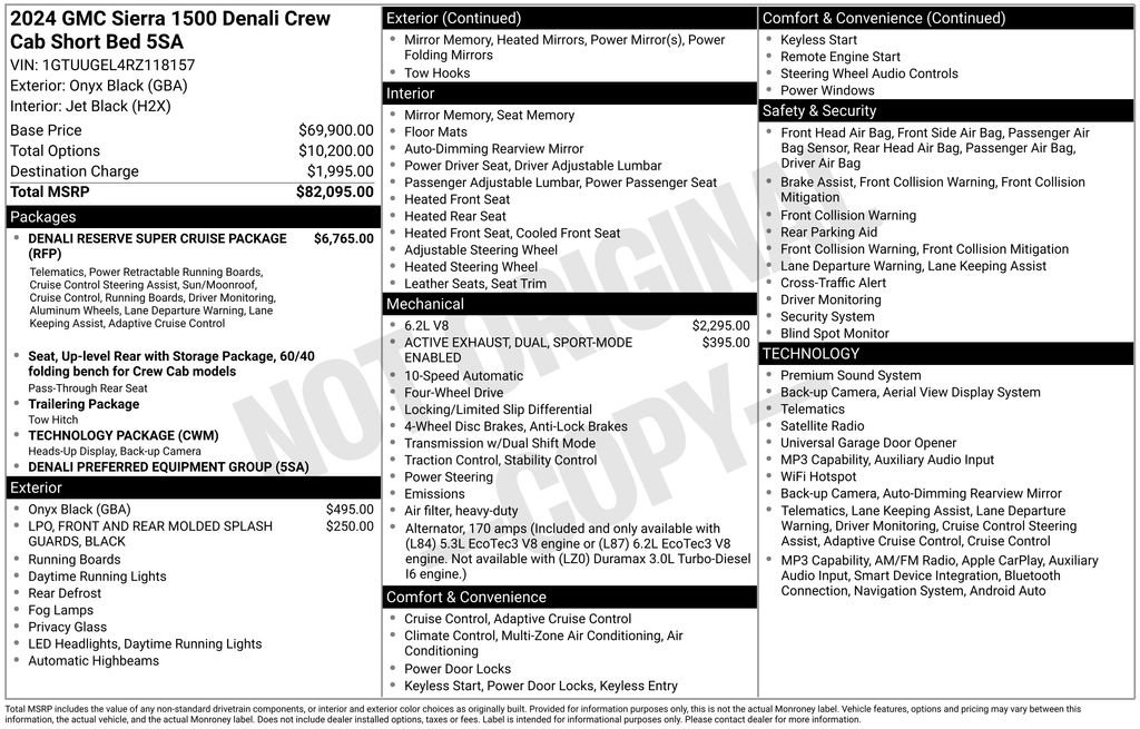 Used 2024 GMC Sierra 1500 Denali AWD/4WD image 5