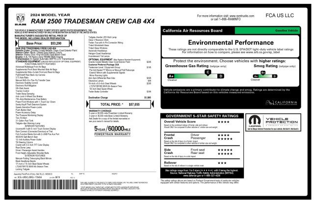 Used 2024 RAM 2500 Tradesman AWD/4WD image 3