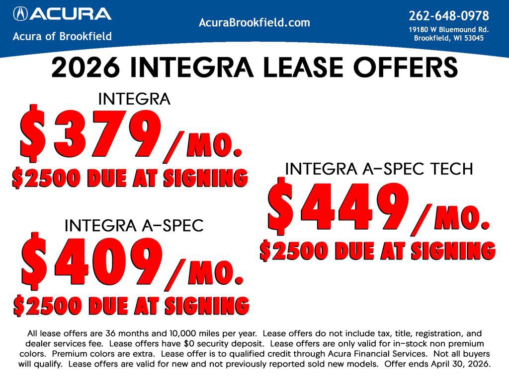 New 2026 Acura Integra A-Spec image 12