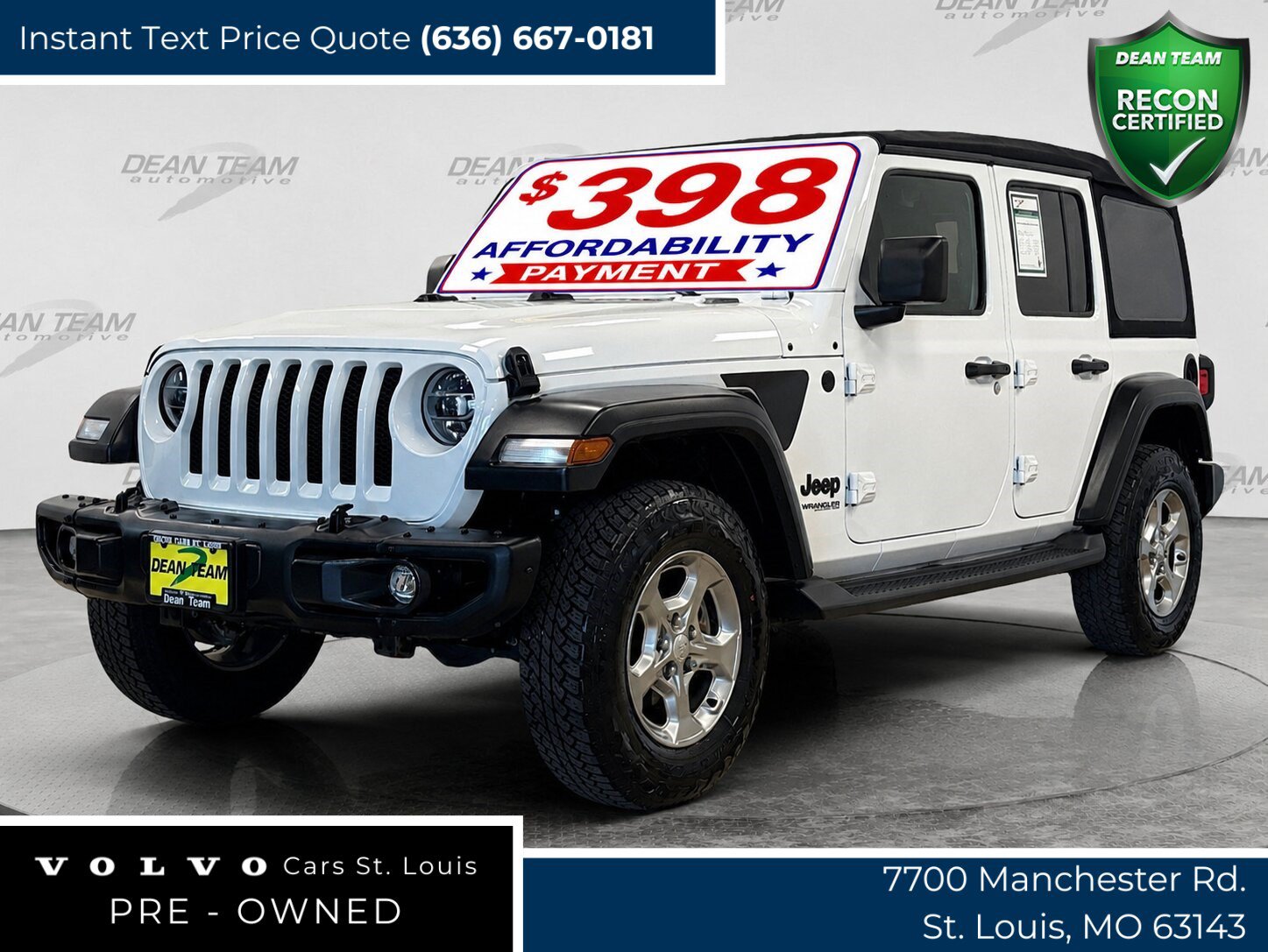Used 2021 Jeep Wrangler Unlimited Sport AWD/4WD image 1