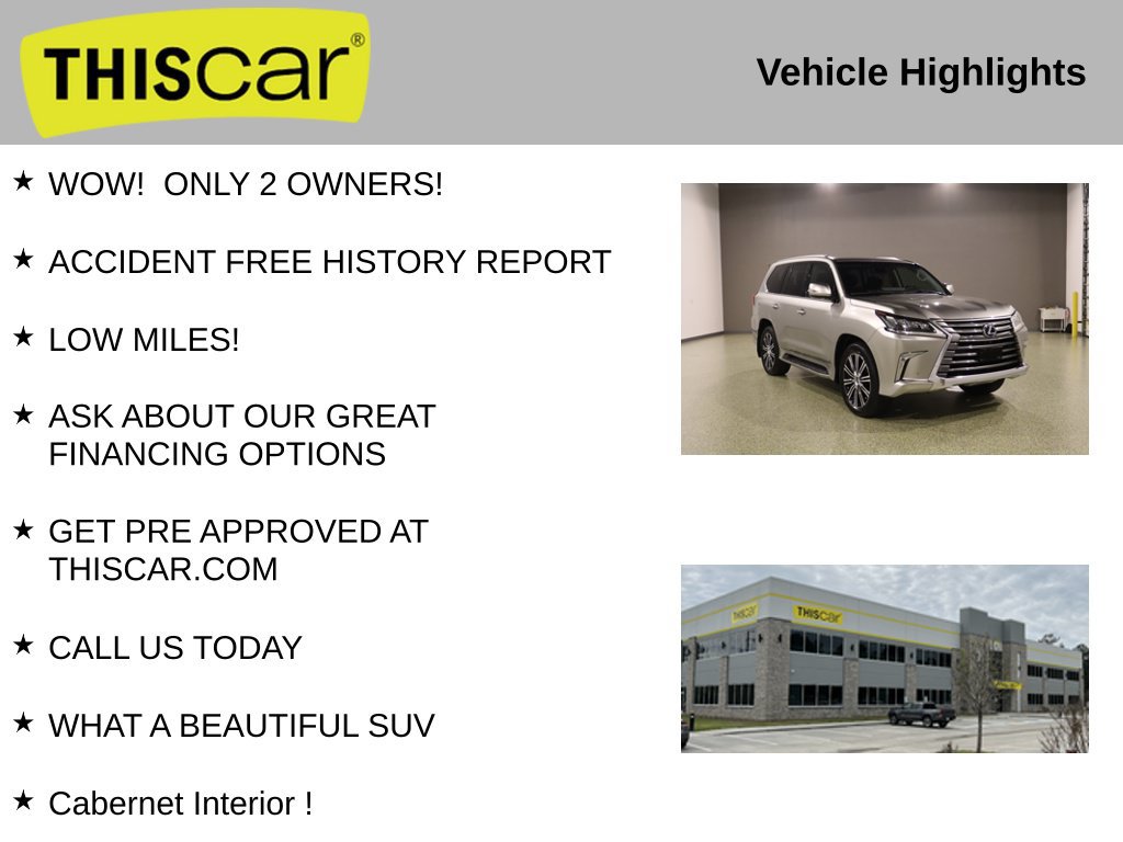 Used 2020 Lexus LX 570 4WD w/ Luxury Package image 12