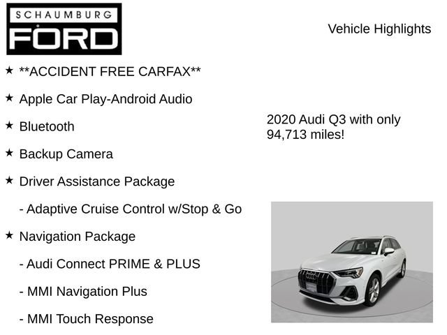Used 2020 Audi Q3 2.0T Prestige w/ Prestige Package AWD/4WD image 8