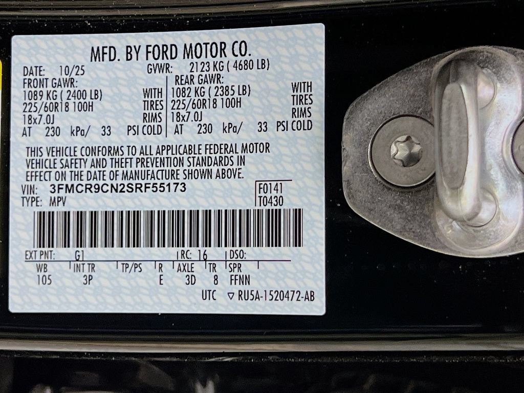 Used 2025 Ford Bronco Sport Outer Banks AWD/4WD image 36