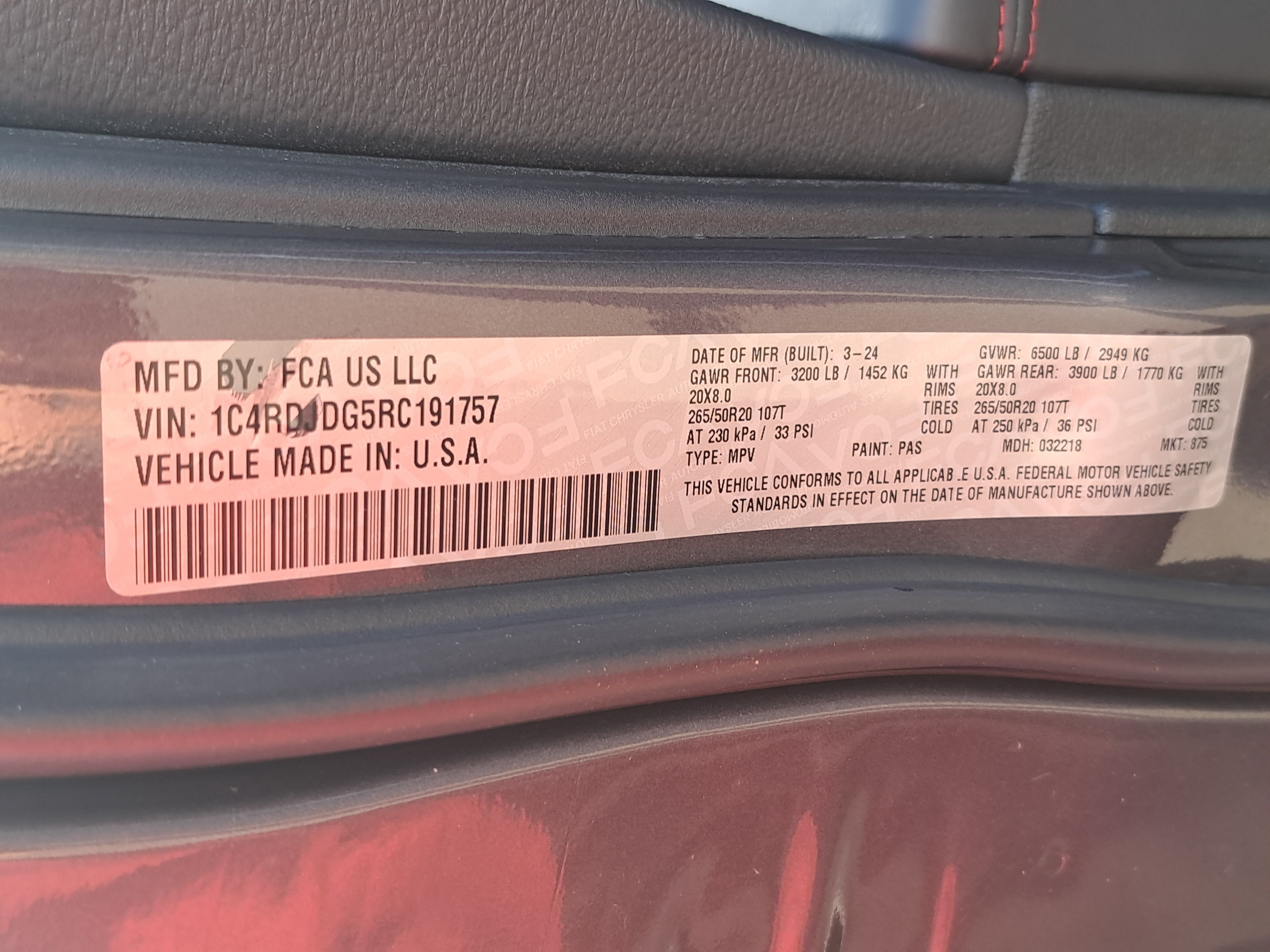 Used 2024 Dodge Durango GT AWD/4WD image 35