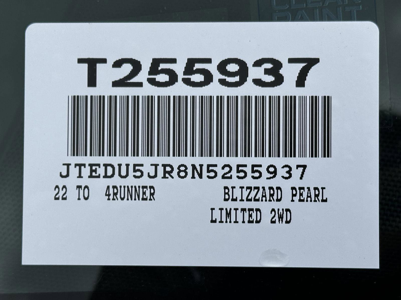Certified 2022 Toyota 4Runner Limited RWD image 15