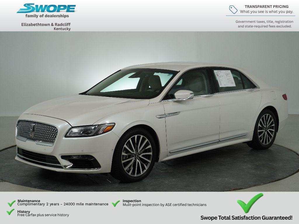 Used 2017 Lincoln Continental Select w/ Technology Package FWD image 7