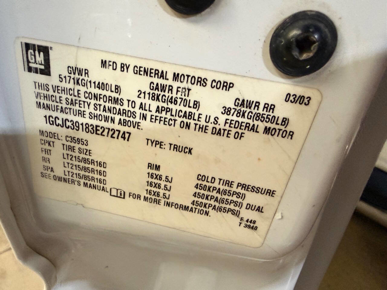 Used 2003 Chevrolet Silverado 3500 LS RWD image 27