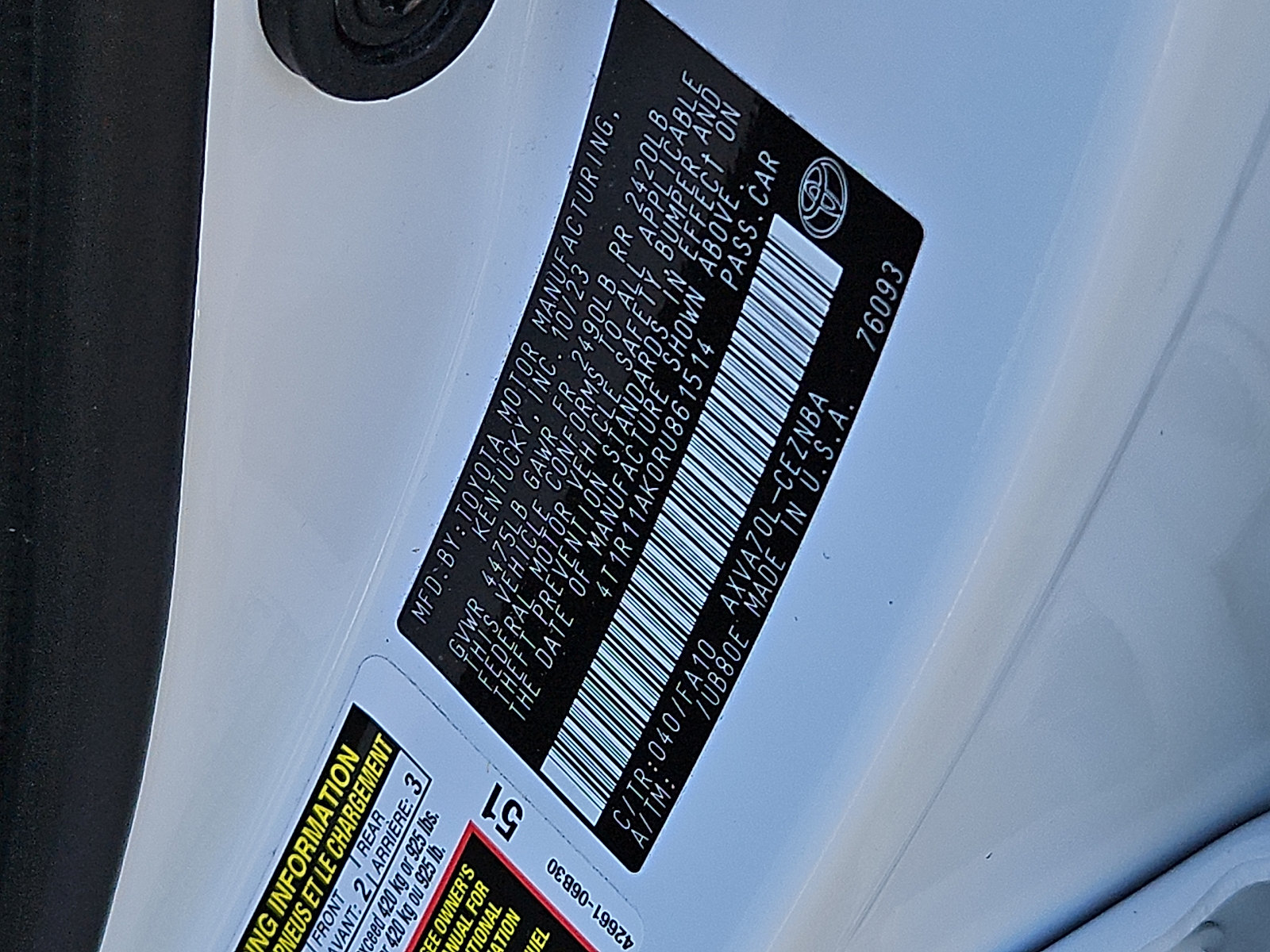 Used 2024 Toyota Camry LE w/ Convenience Package FWD image 27