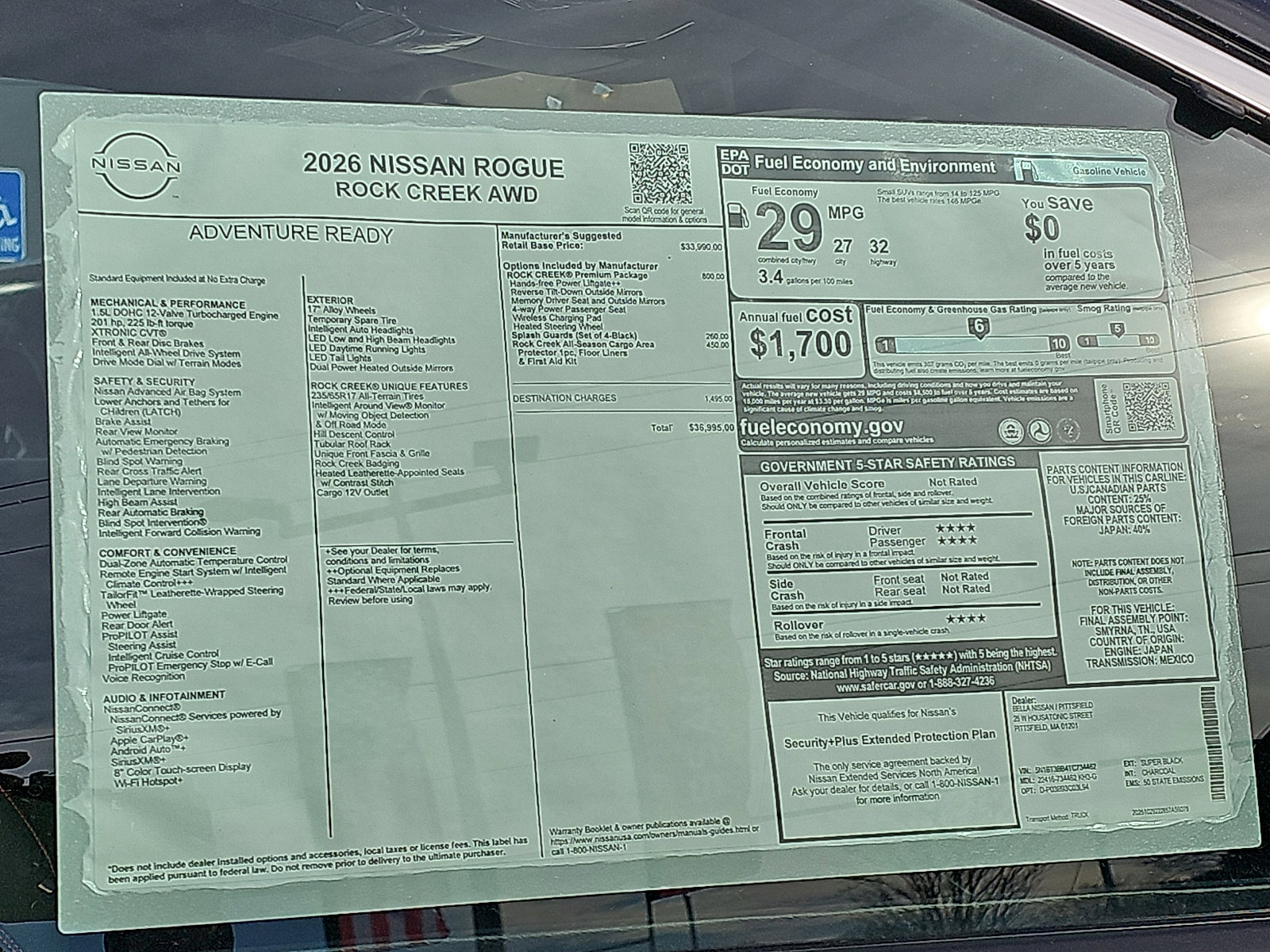 New 2026 Nissan Rogue SV w/ Rock Creek Premium Package AWD/4WD image 19