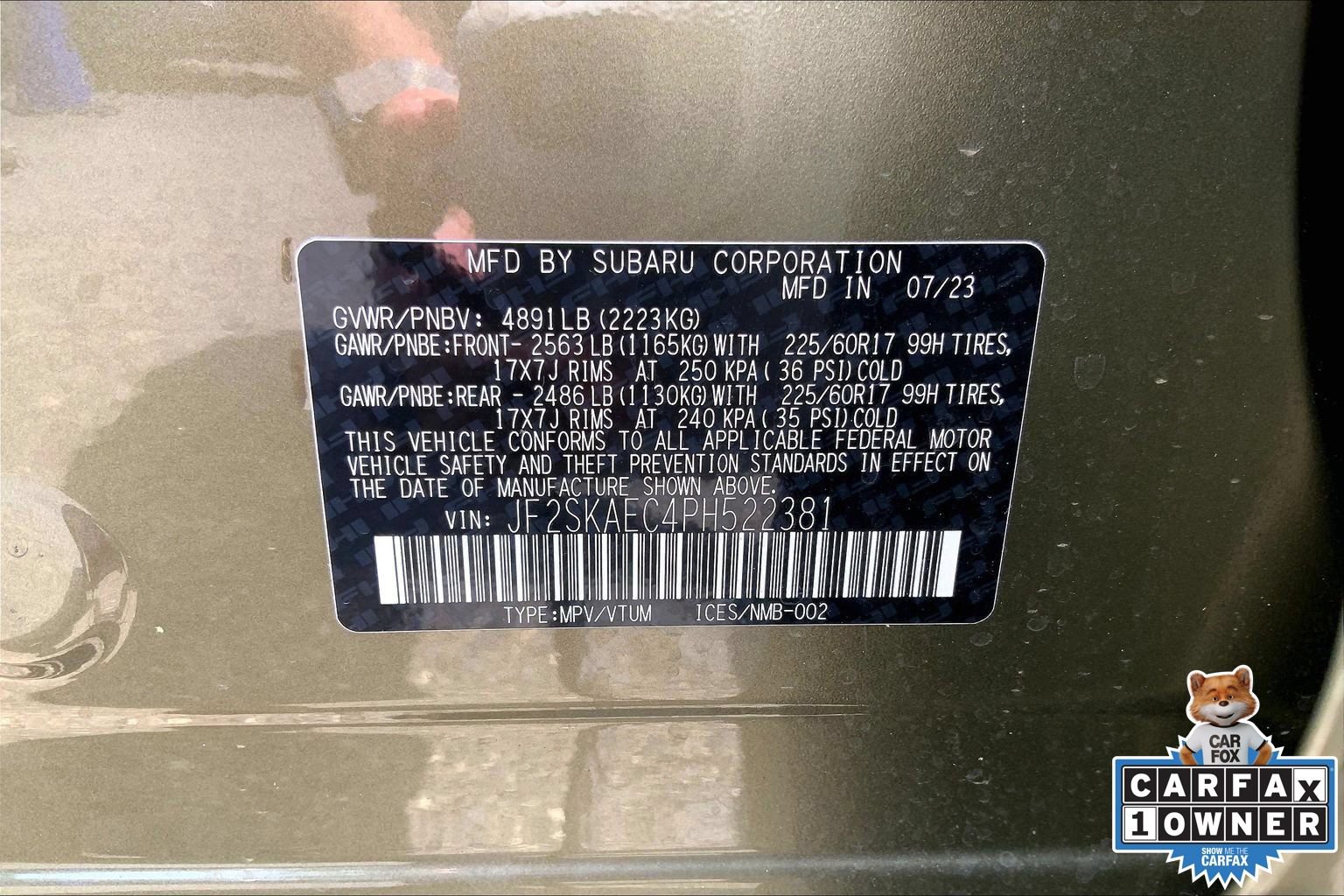 Certified 2023 Subaru Forester Premium w/ Popular Package #2 AWD/4WD image 33