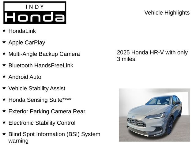 New 2025 Honda HR-V Sport image 7