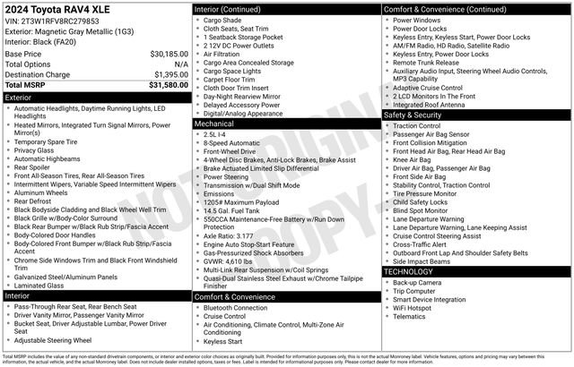 Used 2024 Toyota RAV4 XLE image 31
