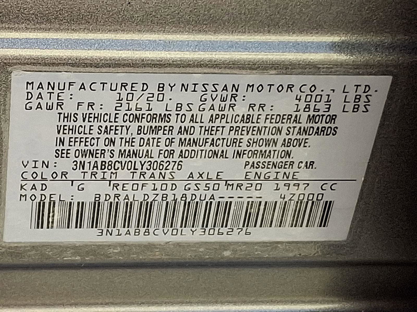 Used 2020 Nissan Sentra SV w/ Electronics Package image 27