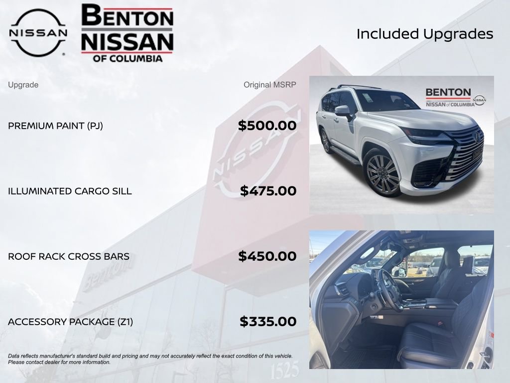 Used 2023 Lexus LX 600 4WD w/ Accessory Package (Z1) image 6