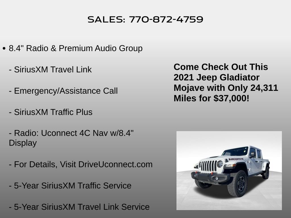 Used 2021 Jeep Gladiator Mojave image 15