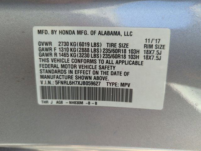 Used 2018 Honda Odyssey EX-L image 15